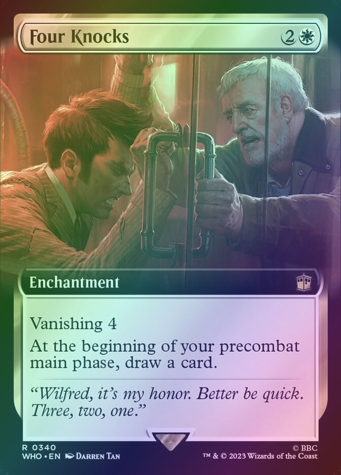 Four Knocks (WHO) (340) / Extended Art / Foil