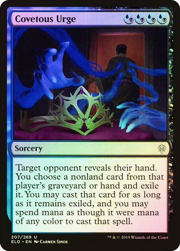 Covetous Urge (ELD) (207) / Foil
