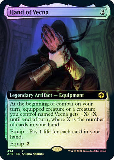 Hand of Vecna (AFR) / Extended Art Foil