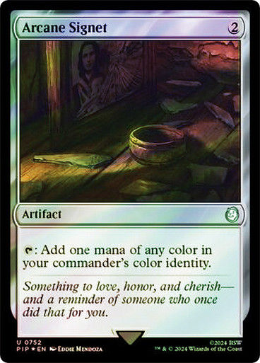 Arcane Signet (pip) (752) / Surge Foil