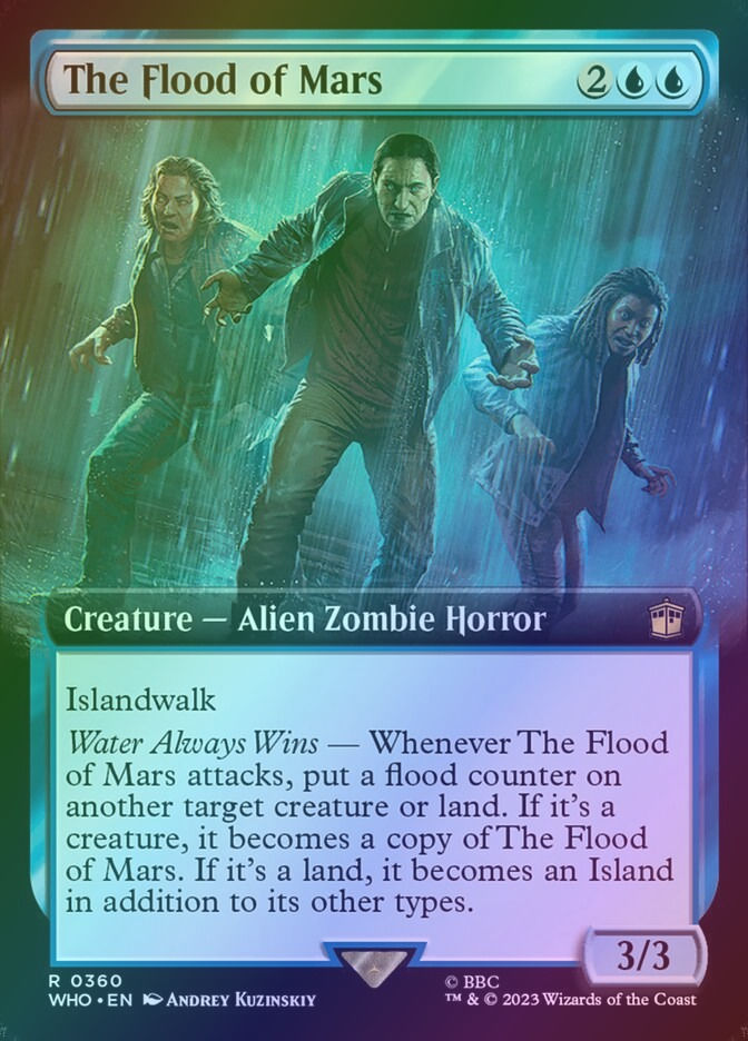The Flood of Mars (WHO) (360) / Extended Art / Foil