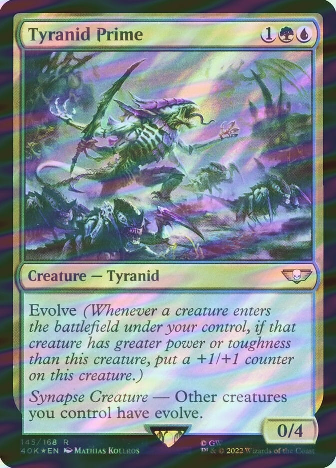 Tyranid Prime (40K) (145★) / Surge Foil