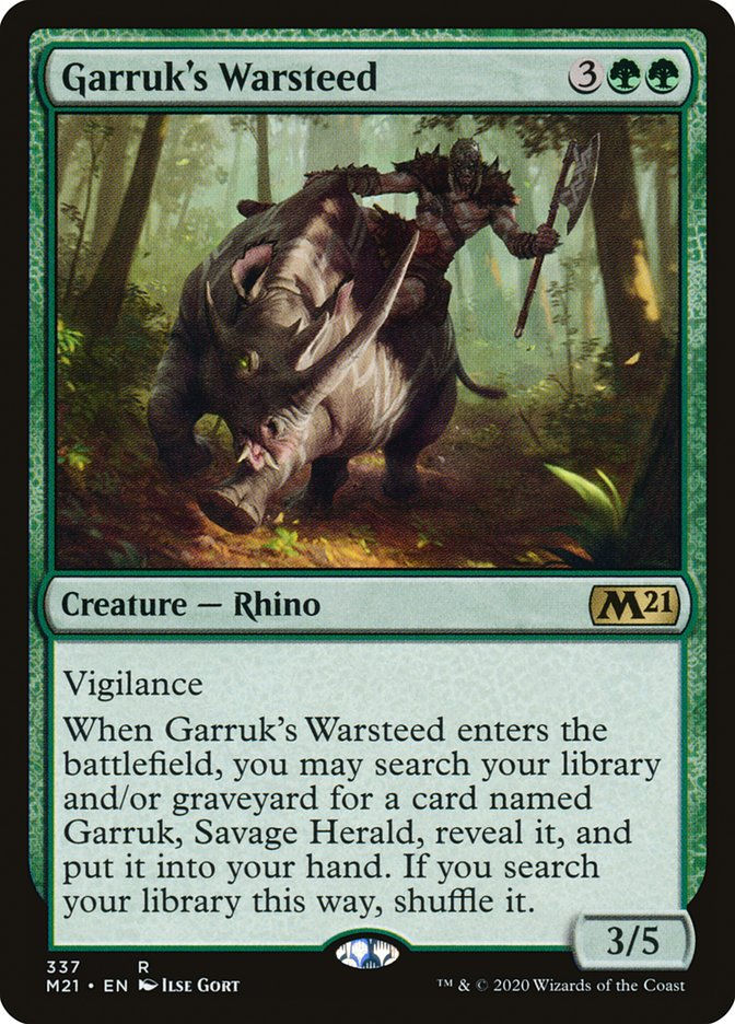Garruk's Warsteed (M21) (337)