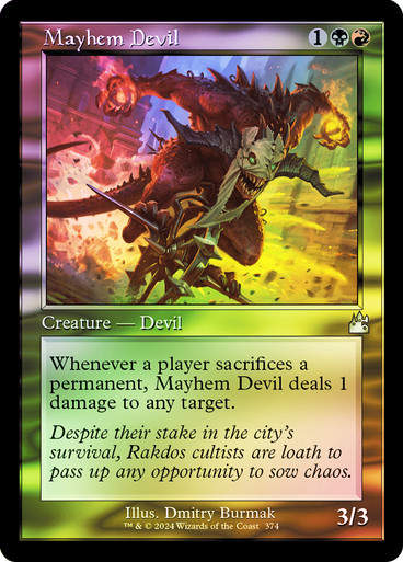 Mayhem Devil (rvr) (374) / Retro / Foil