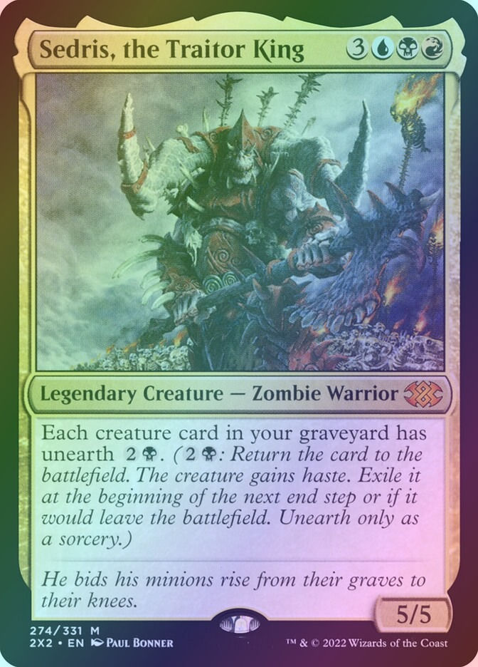 Sedris, the Traitor King (2X2) (274) / Foil
