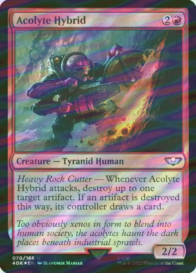 Acolyte Hybrid (40K) (70★) / Surge Foil