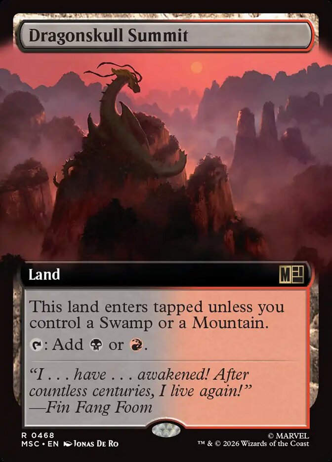 Dragonskull Summit (MSC) (468) / Extended Art