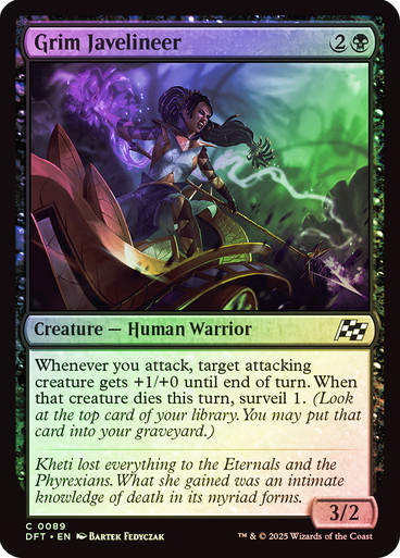 Grim Javelineer (DFT) (89) / Foil