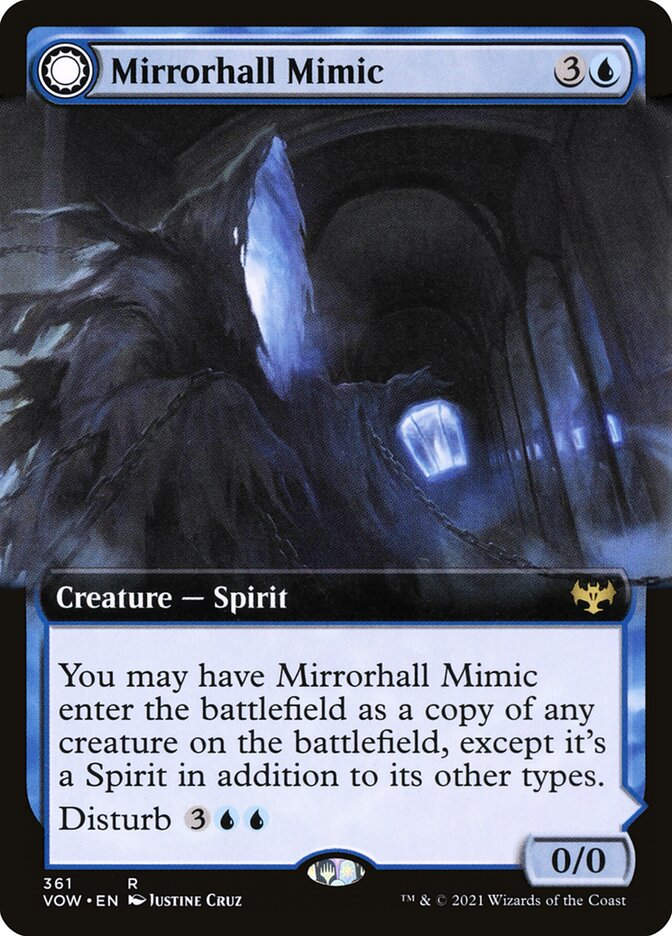 Mirrorhall Mimic // Ghastly Mimicry (VOW) (361) / Extended Art