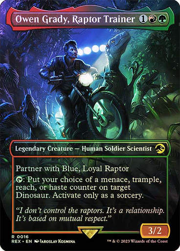 Owen Grady, Raptor Trainer (rex) / Foil