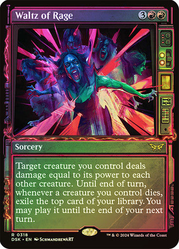 Waltz of Rage (DSK) (318) / Foil / Showcase