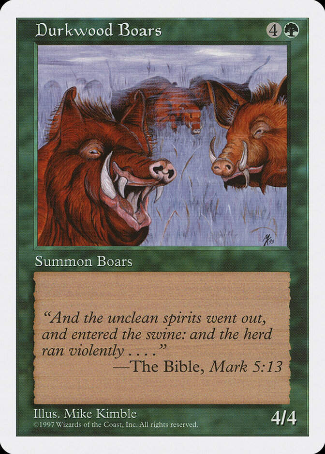 Durkwood Boars (5ED) (289)