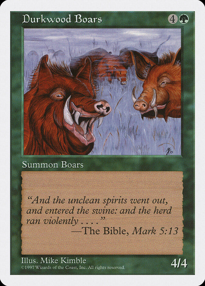 Durkwood Boars (5ED) (289)