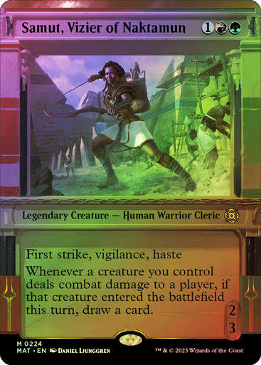 Samut, Vizier of Naktamun (MAT) / Halo Foil
