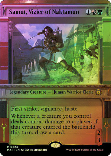 Samut, Vizier of Naktamun (MAT) / Halo Foil