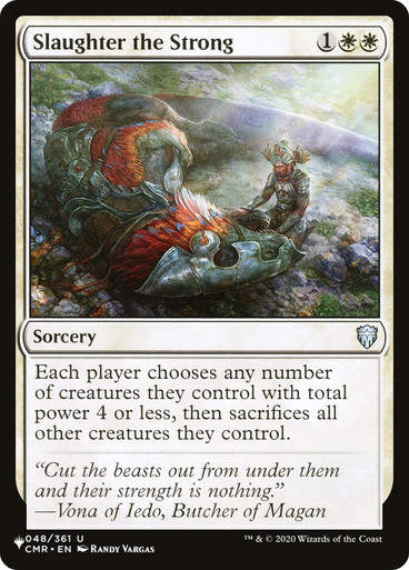 Slaughter the Strong (PLST) (CMR-48)