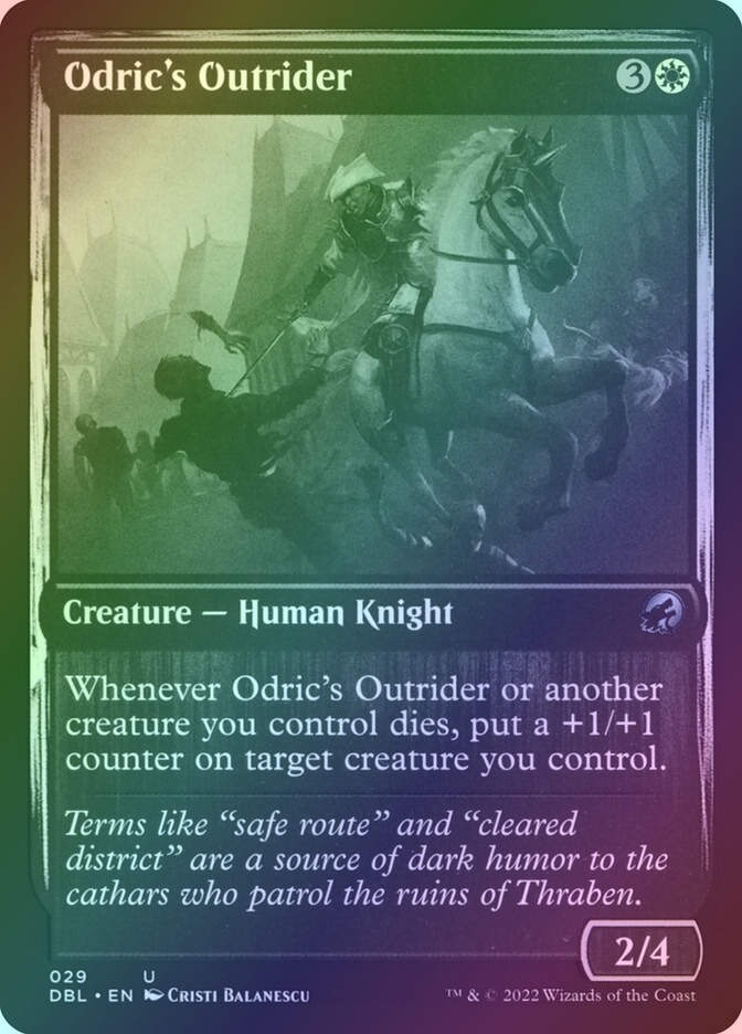 Odric's Outrider (DBL) (29) / Foil