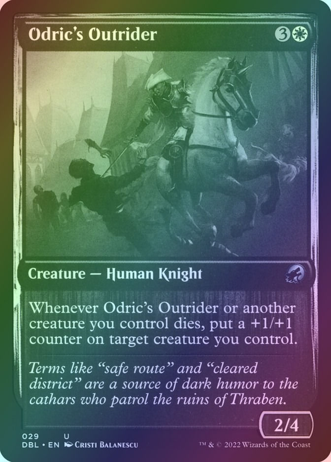 Odric's Outrider (DBL) (29) / Foil