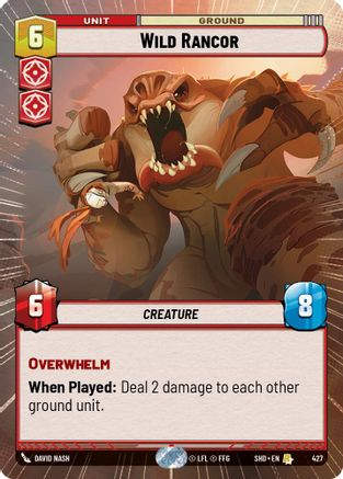 Wild Rancor (Hyperspace) (SHD_#427) / Foil