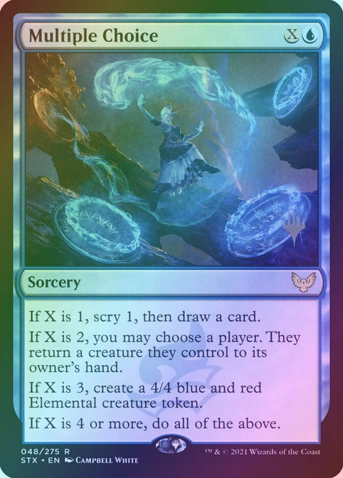 Multiple Choice (PSTX) (48p) / Foil