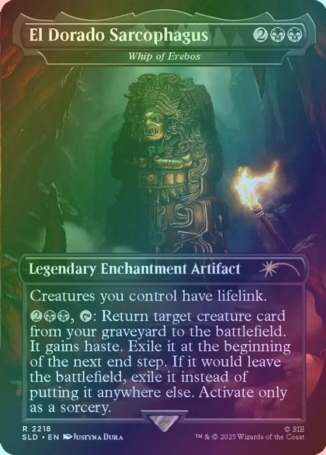 Whip of Erebos (SLD) (2218) / Borderless / Foil