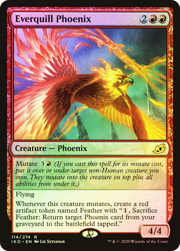 Everquill Phoenix (IKO) (114) / Foil