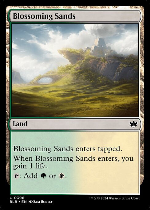 Blossoming Sands (blb) (396) / Starter Deck
