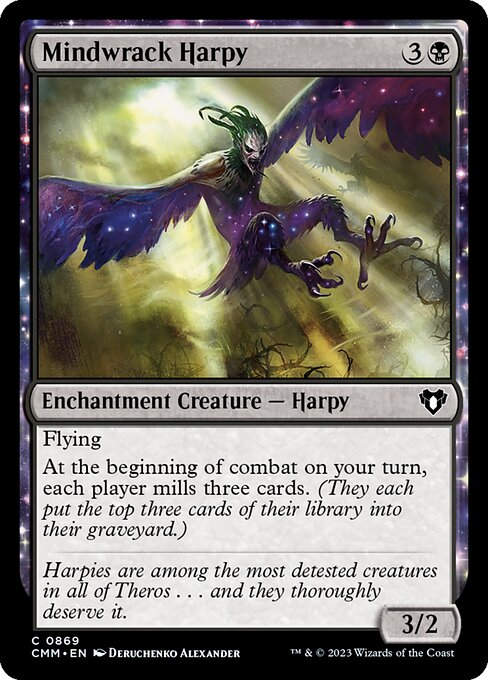 Mindwrack Harpy (cmm) (Commander Deck)