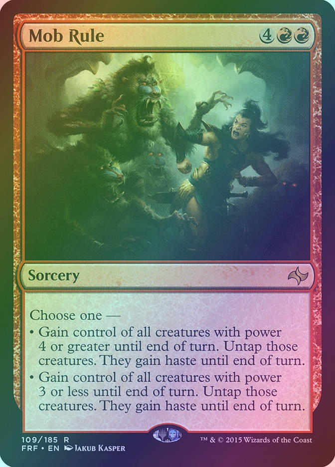 Mob Rule (FRF) (109) / Foil