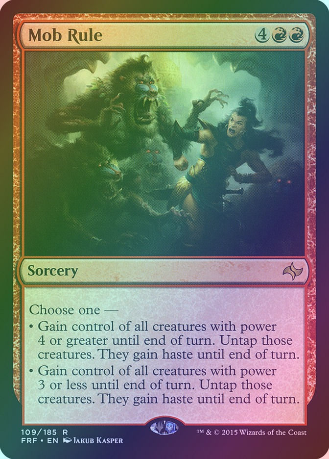 Mob Rule (FRF) (109) / Foil
