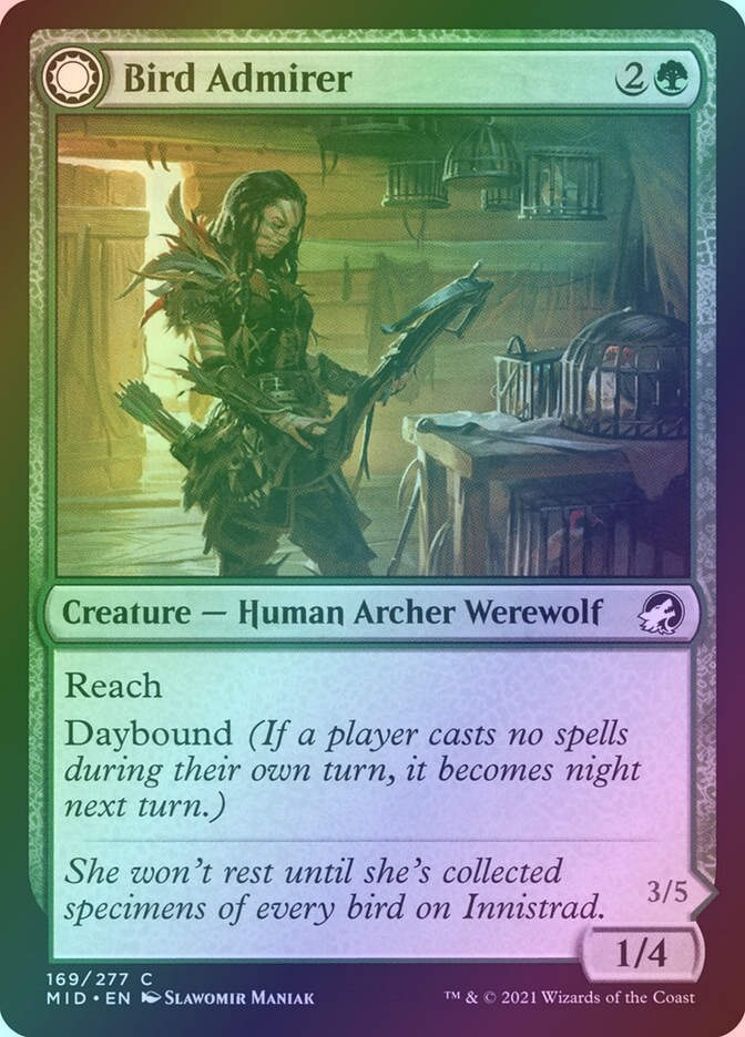 Bird Admirer // Wing Shredder (MID) (169) / Foil