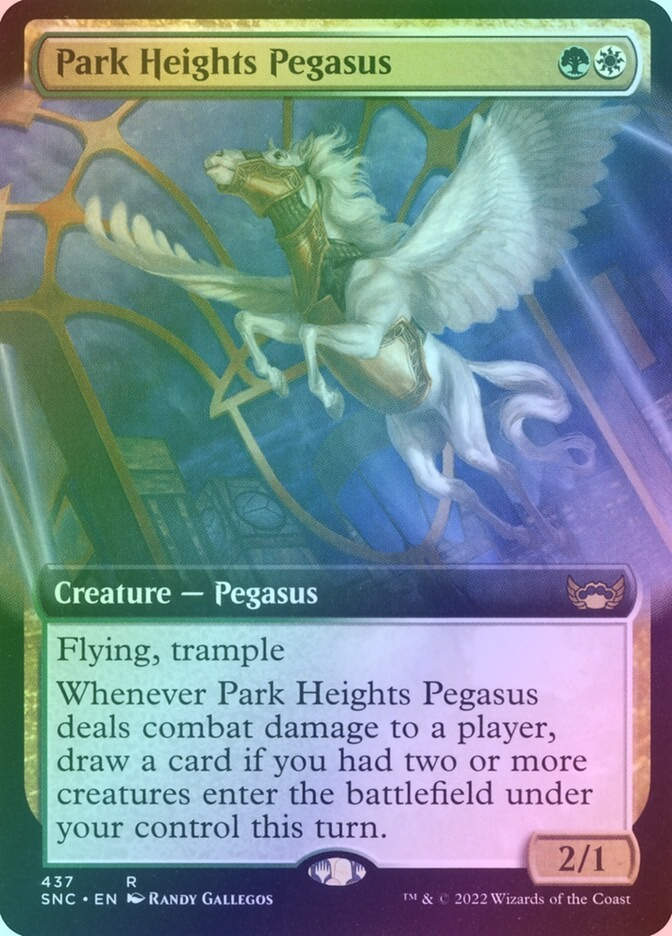 Park Heights Pegasus (SNC) (437) / Extended Art / Foil