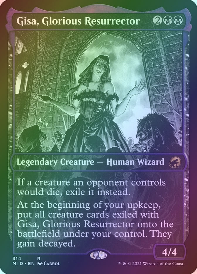 Gisa, Glorious Resurrector (MID) (314) / Showcase / Foil
