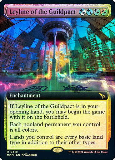 Leyline of the Guildpact (mkm) (418) / Extended Art Foil