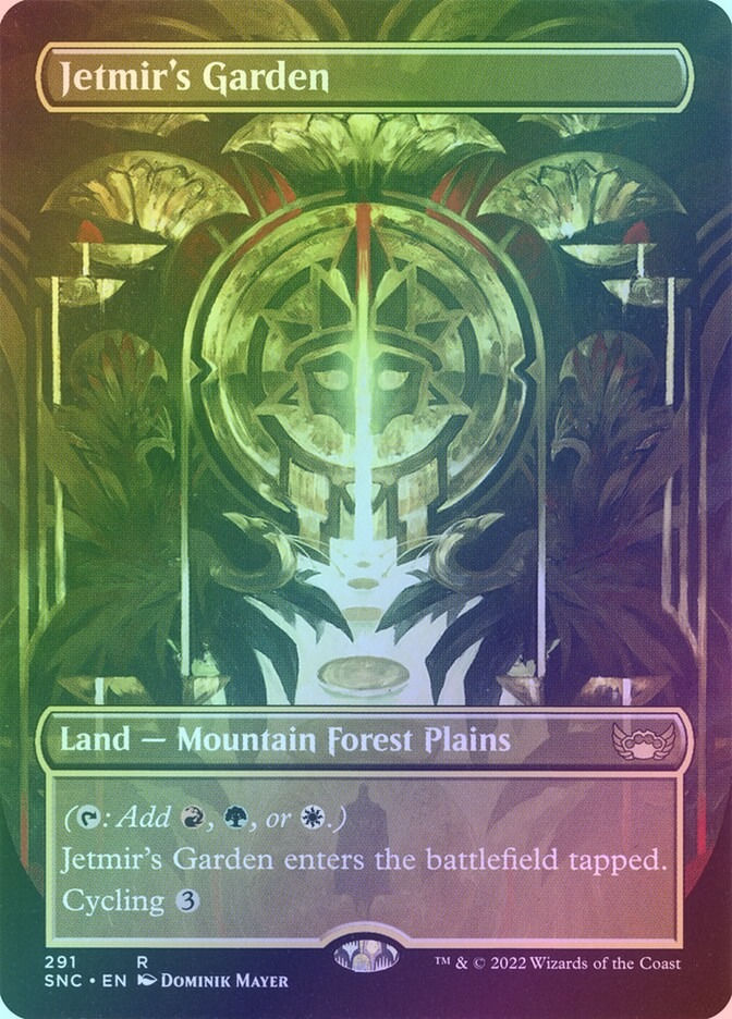 Jetmir's Garden (SNC) (291) / Borderless / Foil