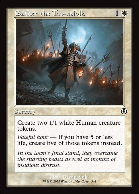 Gather the Townsfolk (INR) (341) / Retro Frame