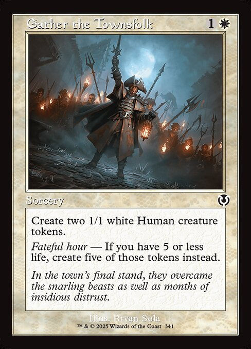 Gather the Townsfolk (INR) (341) / Retro Frame