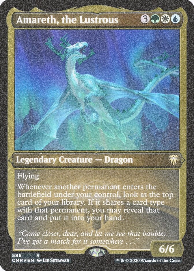 Amareth, the Lustrous (CMR) (586) / Foil Etched