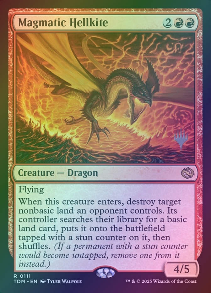 Magmatic Hellkite (PTDM) (111p) / Foil