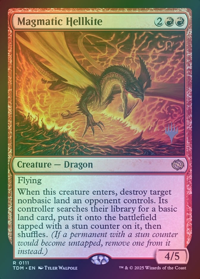 Magmatic Hellkite (PTDM) (111p) / Foil