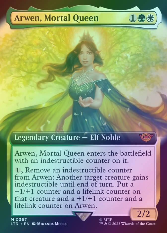 Arwen, Mortal Queen (LTR) (367) / Extended Art / Foil