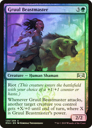 Gruul Beastmaster (RNA) (129) / Foil