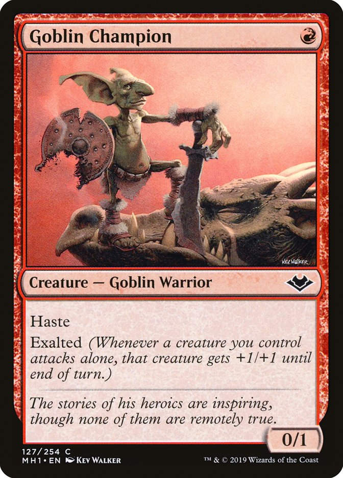 Goblin Champion (MH1) (127)