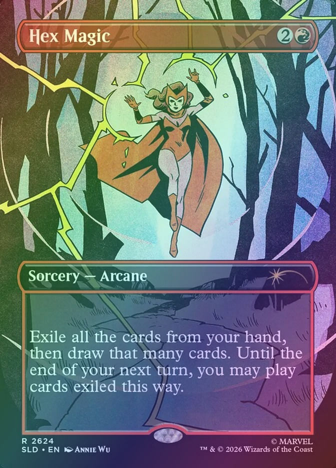 Hex Magic (SLD) (2624) / Borderless / Foil