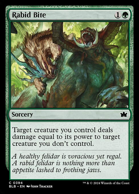 Rabid Bite (blb) (394) / Starter Deck