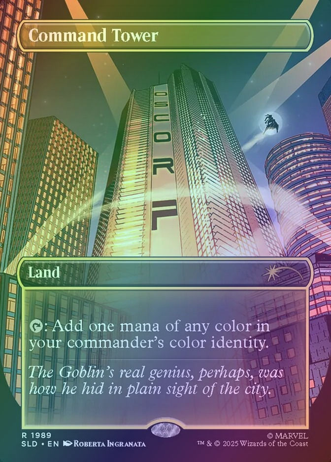 Command Tower (SLD) (1989) / Borderless / Foil