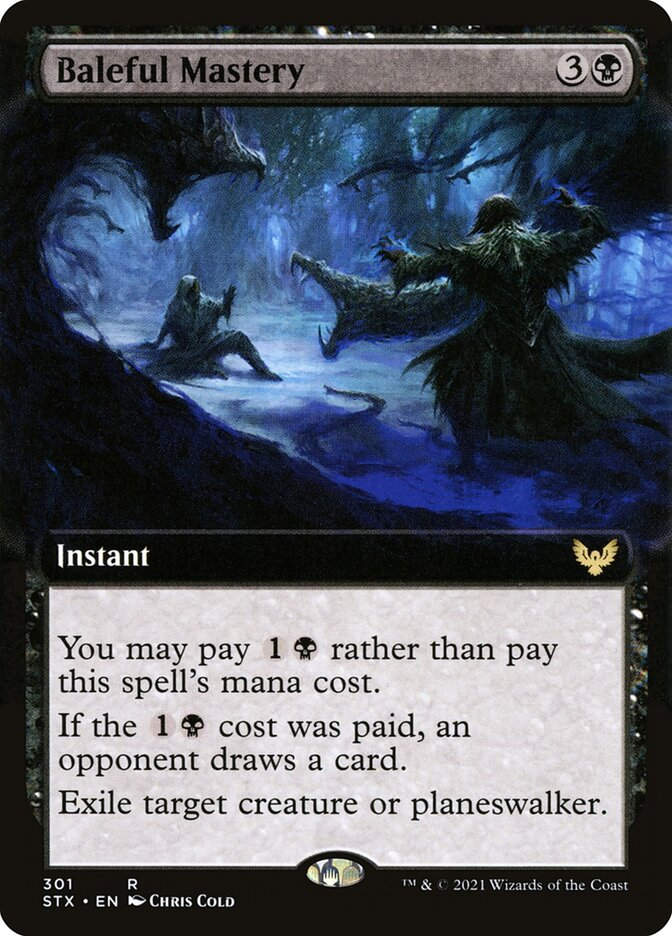 Baleful Mastery (STX) (301) / Extended Art