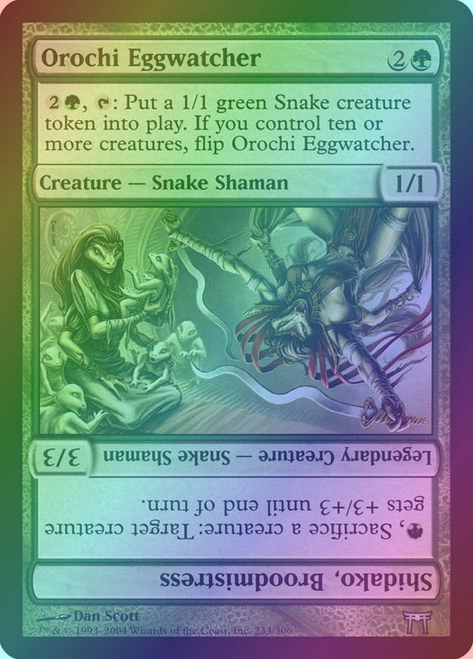Orochi Eggwatcher // Shidako, Broodmistress (CHK) (233) / Foil