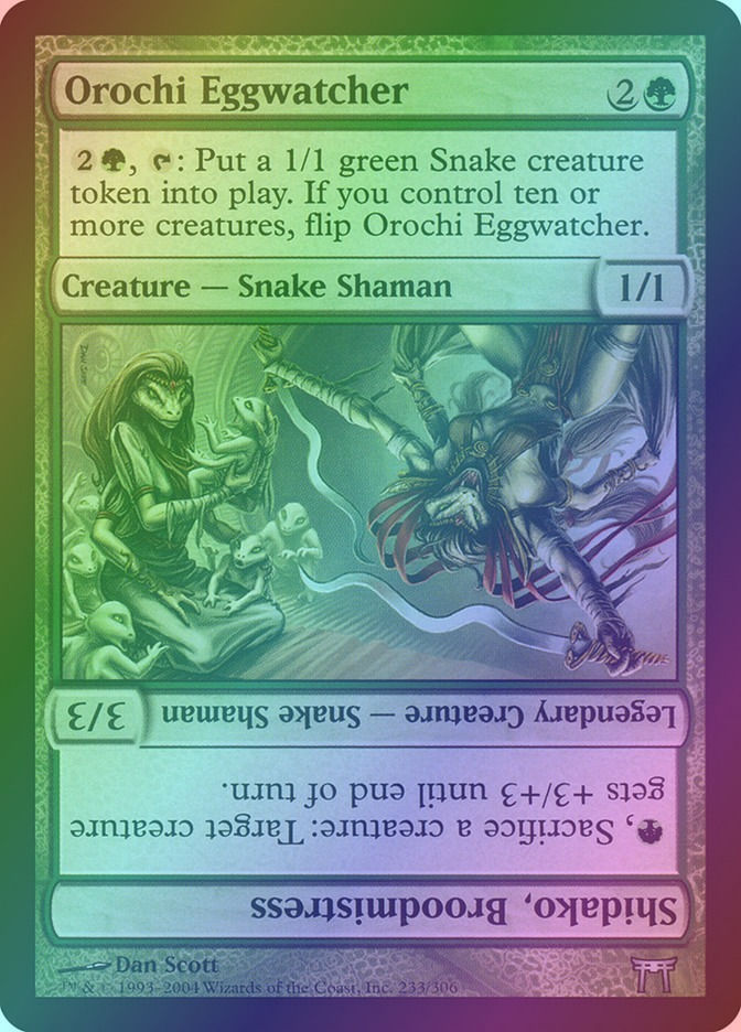 Orochi Eggwatcher // Shidako, Broodmistress (CHK) (233) / Foil