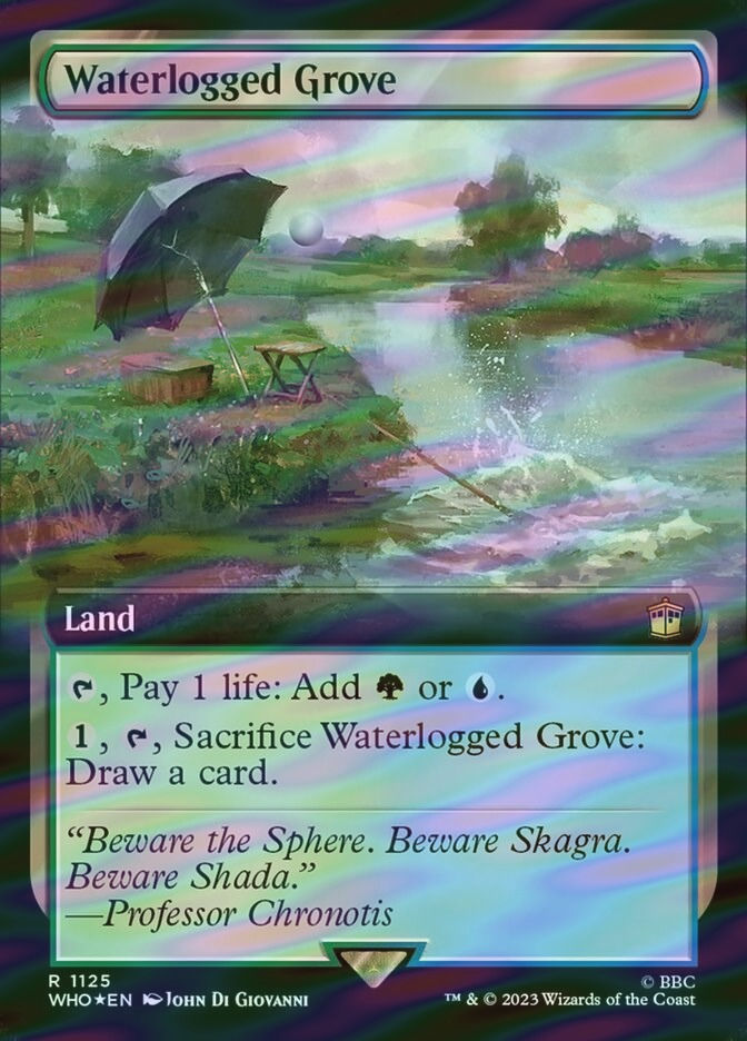Waterlogged Grove (WHO) (1125) / Extended Art / Surge Foil